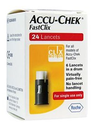 ACCU-CHEK FASTCLIX LANCET - Box/24