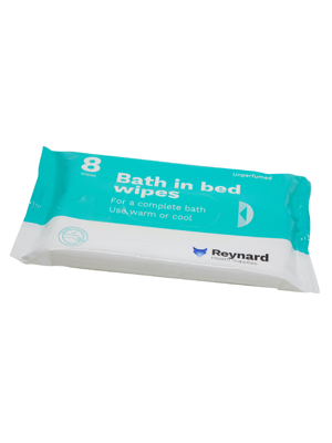 Bath in Bed Wipes Cleanse and Moisture 33x23cm - Pkt/8