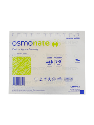 Osmonate® Calcium Alginate Dressing, Sterile 10cm x 10cm– Box/10