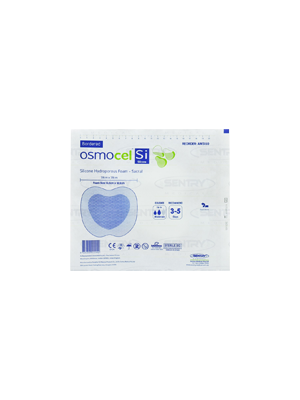 Osmocel®Si Silicone Hydroporous Foam Sterile 18cm × 18cm-Box/5
