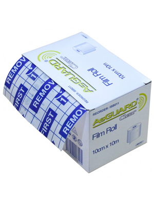 AsGUARD® Clear Film Water Resistant, Non-Sterile 10cmx10m- Roll