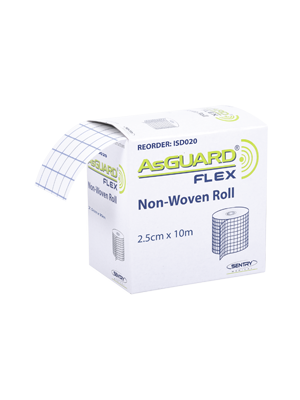 AsGUARD® Flex Fabric Fixation Tape, Non-Woven 2.5cmx10m - Roll