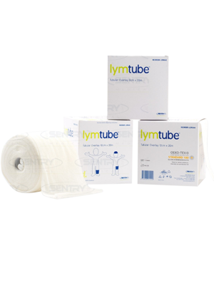 Lymtube® Tubular Overlay, Soft texture Bamboo Fibre 12cm - Each