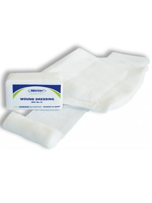 Sentry® Absorbent Cotton Wound Dressing, Large No 15 – Pkt/12