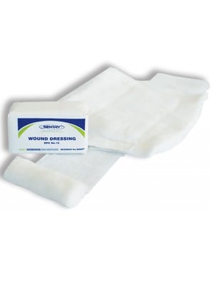 Sentry® Absorbent Cotton Wound Dressing, Large No 15 – Pkt/12 