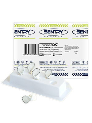 ThreadX® XRD Sterile Peanut Swabs in Tray - Pkt/5