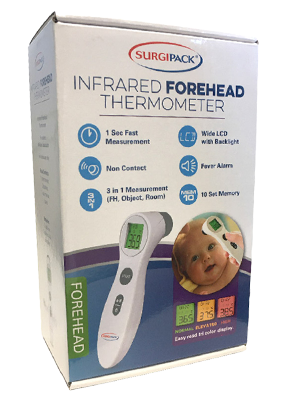 Surgipack® Infrared Forehead Thermometer 3-in-1 Measurement- Each