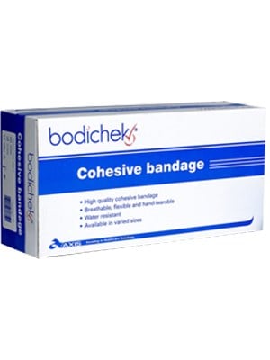 Bodichek® Elastic Cohesive Bandage Assorted Colours, 10cm x 4.5m – Box/18