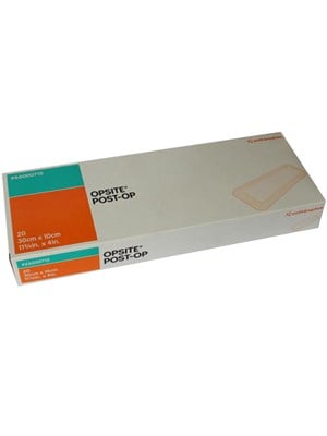 Opsite Post-Op Visible Dressing, Wound Therapy, 10cm x 30cm – Box/20