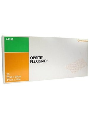 Opsite Flexigrid Transparent Film Dressing, 12cm x 25cm – Box/20