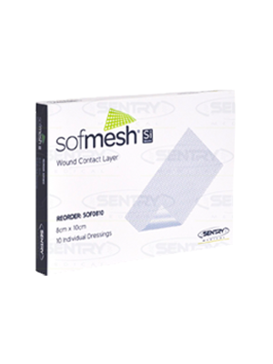 Sofmesh® Si Silicone Wound Contact Layer, 8cm x 10cm – Box/10