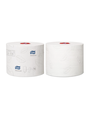 Tork Twin Mid-Size Toilet Roll Advanced T6 - Ctn/6