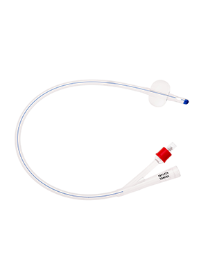 Uniqmedical 2-way Foley Catheter, 100% Silicone Ch20/10mL - Each