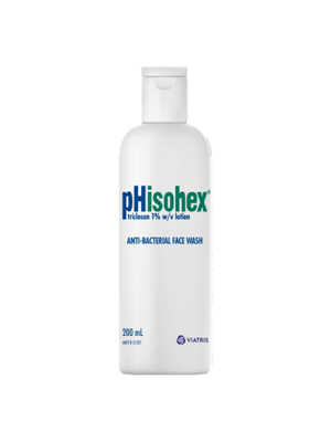 Viatris pHisohex®Antibacterial Face Wash, 200mL- Each