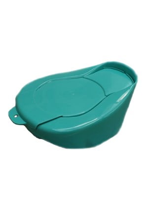 Adult Bedpan (Green) - 33.5 x 30.8 x 10.8cm