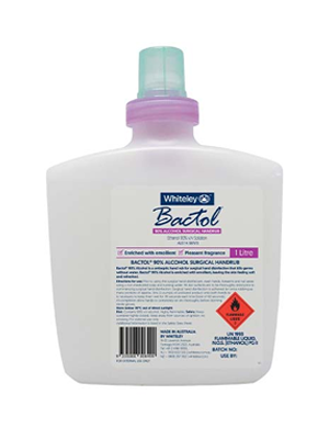 Surgical Handrub 90% Alcohol Bactol, Hand Disinfection 1L