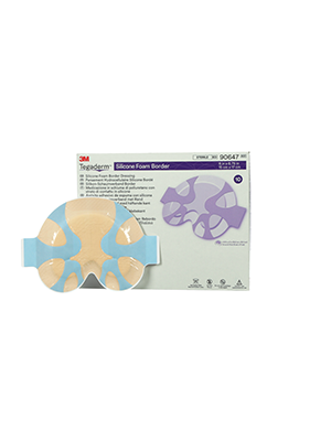 3M™ Tegaderm™ Silicone Foam Sacral Border Dressing, 15x17cm-Box/10