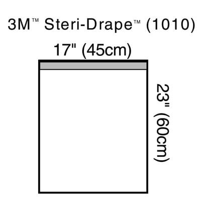 3M™ Steri-Drape™ Large Towel Drape 45cm x 60cm Box/10