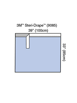 3M™ Steri-Drape™ Adhesive Towel Drape  85 x 100cm - Ctn/120