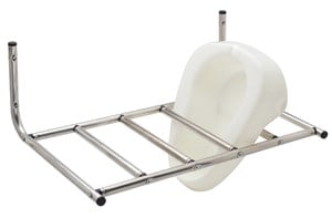 Bedpan Support Rack - Steel 