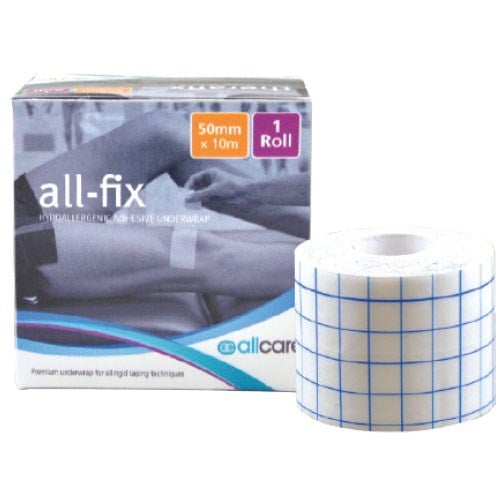 AllCare All Fix Underwrap Tape 100mm x 10m Roll