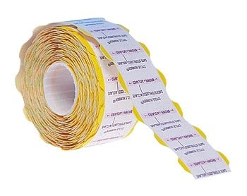 MEDITRAX IND LABELS YELLOW