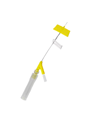 BD Saf-T-Intima™ Catheter Adp Yellow, 24G x 0.75in - Ctn/25