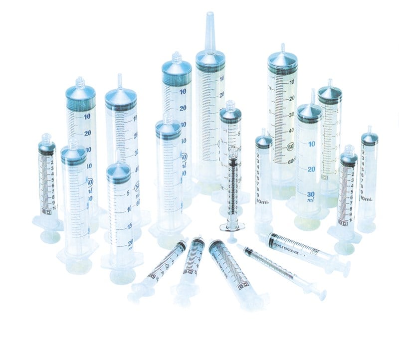 Syringe 5mL Luer Slip - Box/100