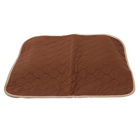 Deluxe Chair Pad with Waterproof Backing 60x50cm BROWN