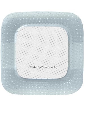 Biatain® Silicone Ag 7.5 x 7.5cm - Box/5