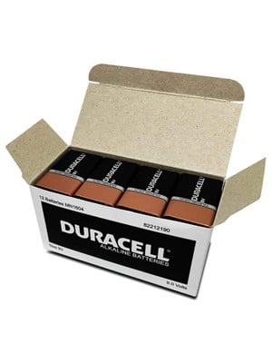 DURACELL BATTERIES 9V - Box/12