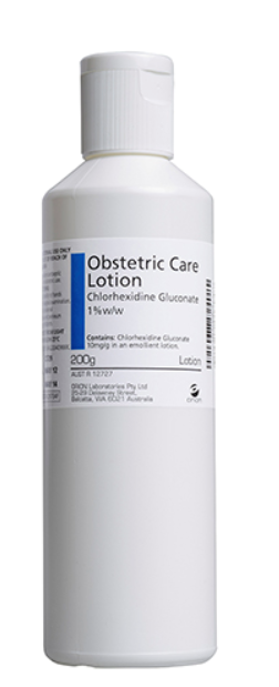 CHLORHEXIDINE OBSTETRIC CARE LOTION 200g