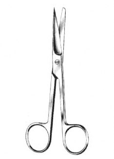 Scissors Sharp/Blunt Straight 13cm