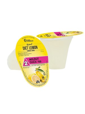 Thickened Diet Lemon Cordial Level 2 175mL - Ctn/24