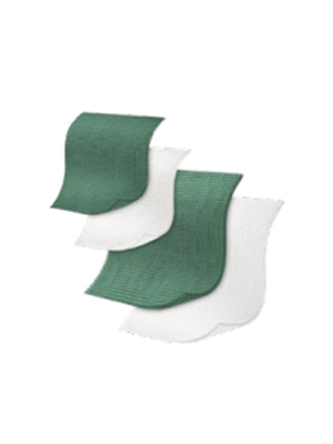 GREEN GAUZE SWAB 10X10CM - Pkt/100