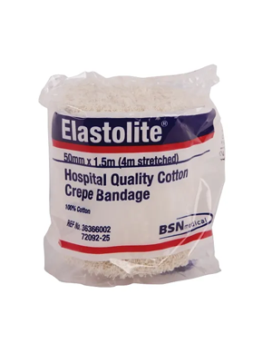 Elastolite Crepe Non-Adhesive Bandage 5 cm x 1.5 m - Pk/12