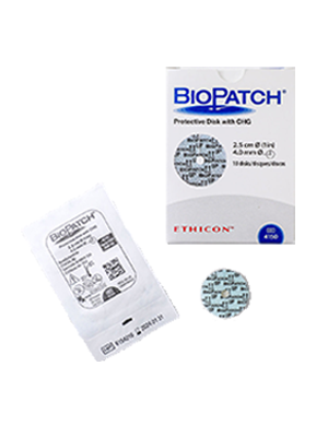 Biopatch Antimicrobial Dressing 2.5cm 4.0mm - Box/10