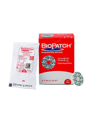 Biopatch Antimicrobial Dressing - 2.5cm 7.0mm - Box/10