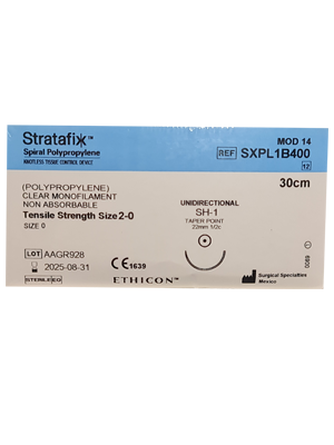 STRATAFIX™ Spiral Polypropylene, Undyed 2-0 30cm SH-1 - Box/12