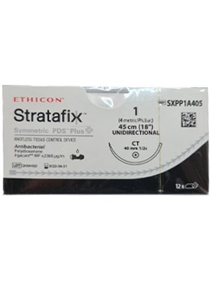 STRATAFIX™ Spiral PDS™ Plus Suture, Violet 1 45cm CT - Box/12