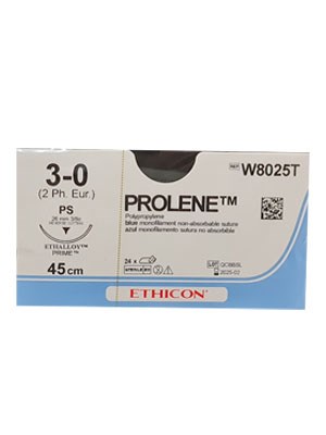 Prolene Polypropylene 3-0 45cm PS Blue - Box/24