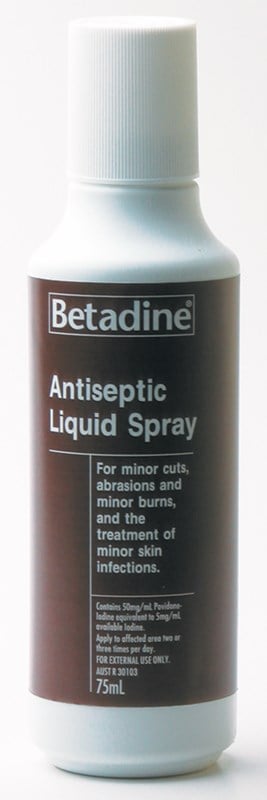 BETADINE ANTIS SPRAY 75mL