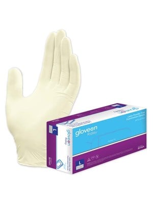 Gloveon Ridley Latex Powder Free Exam Gloves Large - Box/100