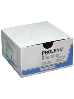 PROLENE® Polypropylene Sutures Blue 5-0 45cm FS-3 16mm - Box/36