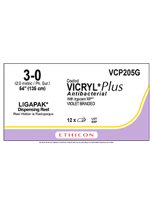 VICRYL Plus Violet 135cm 3-0 LIGAPAK - Box/12
