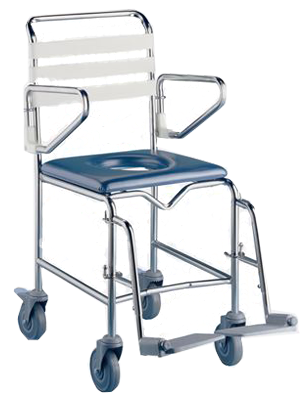 K Care Attendant Propelled Shower Commode