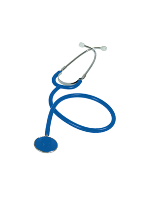 Liberty Single-Head Nurses Stethoscope with 56cm PVC Tubing, Blue