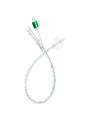 Foley Catheter Standard 2Way Silicone 14FR Green 40cm - Each