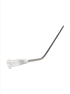 SUCTION TUBE 16G BENT 1.6mm WHITE - Pkt/20