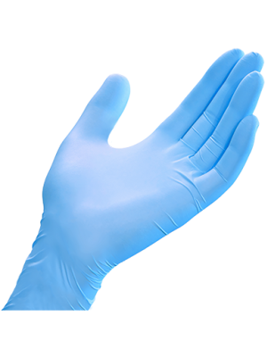 Alexa Nitrile Exam Gloves Gauntlet Cuff Small - Box/50